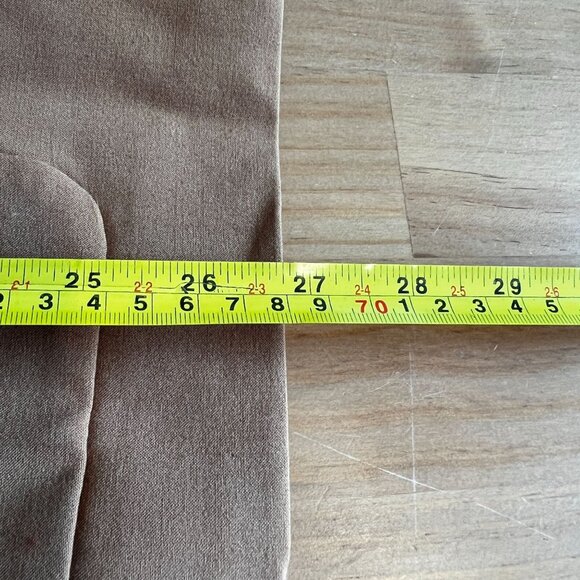 Calvin Klein Womens Infinite Stretch One Button Blazer Sz 14P in Tan - Picture 9 of 10